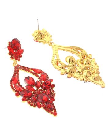 Rhinestone Post Earring