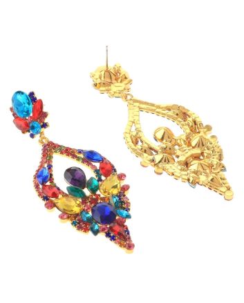 Rhinestone Post Earring