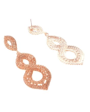 Rhinestone Post Earrings