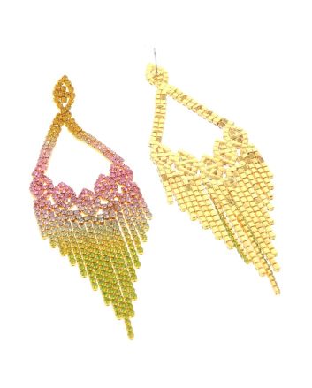 Rhinestone Post Earrings