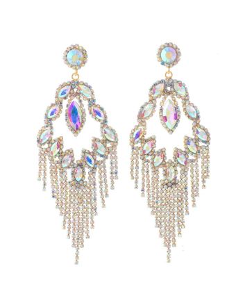 Rhinestone Post Earrings