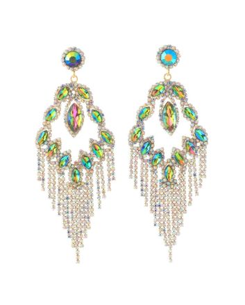 Rhinestone Post Earrings