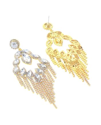 Rhinestone Post Earrings