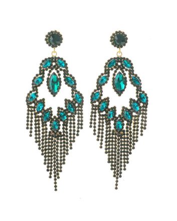 Rhinestone Post Earrings