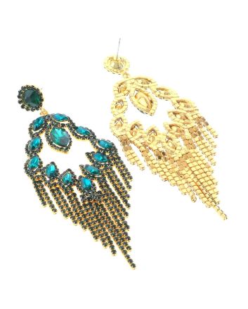 Rhinestone Post Earrings