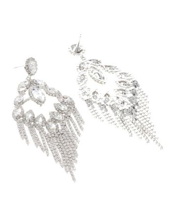 Rhinestone Post Earrings