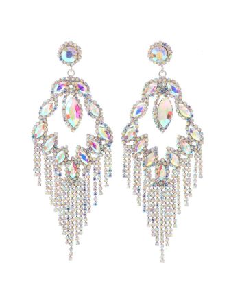 Rhinestone Post Earrings