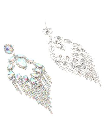 Rhinestone Post Earrings