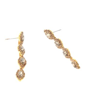 Rhinestone Post Earrings