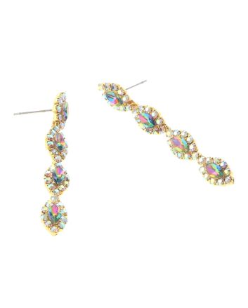 Rhinestone Post Earrings