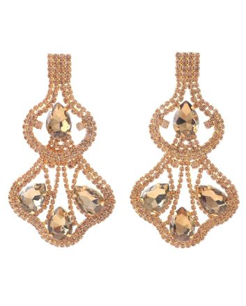 Rhinestone Post Earrings