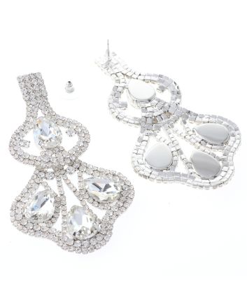 Rhinestone Post Earrings