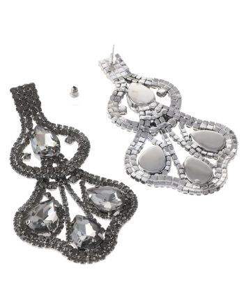 Rhinestone Post Earrings