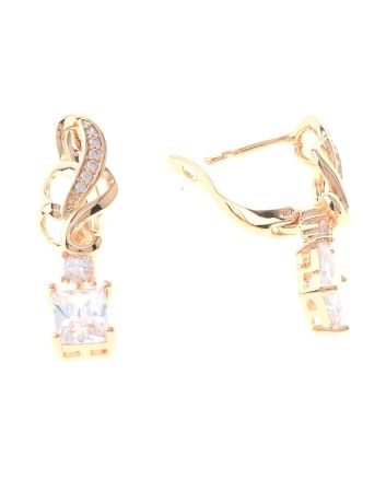 Gold Plated Drop Earrings