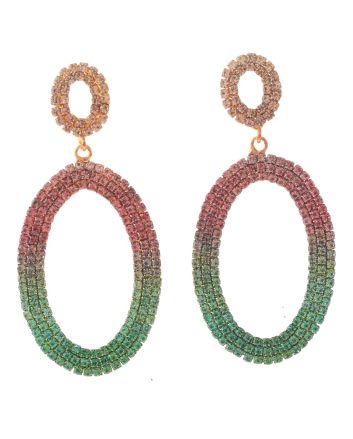 Rhinestone Post Earrings