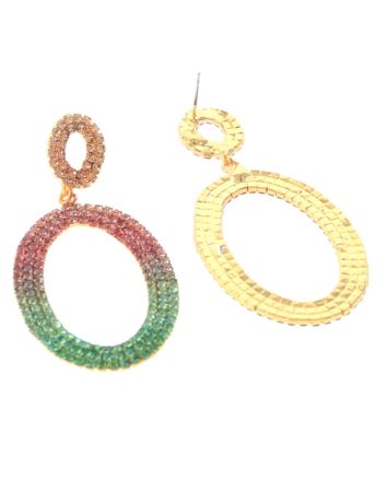 Rhinestone Post Earrings