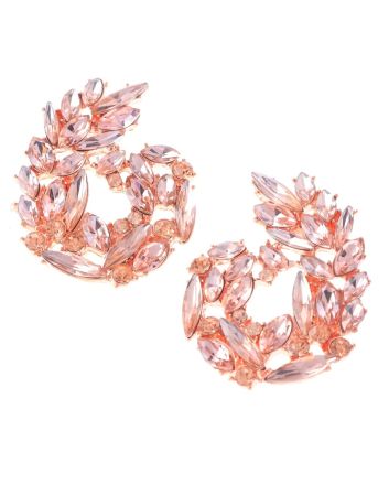 Rhinestone Post Earrings