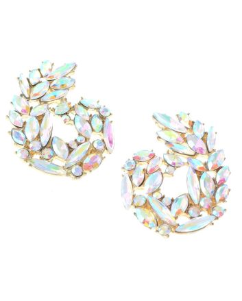 Rhinestone Post Earrings