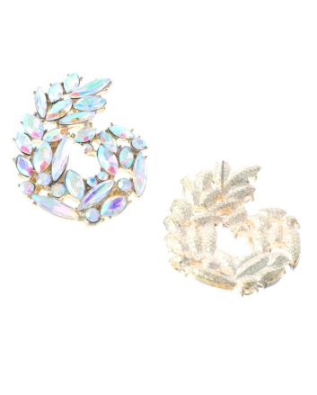 Rhinestone Post Earrings