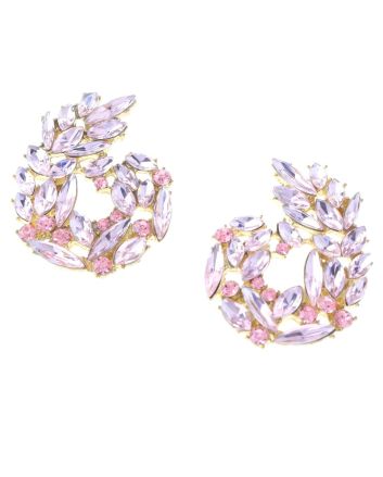 Rhinestone Post Earrings