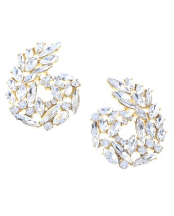 Rhinestone Post Earrings