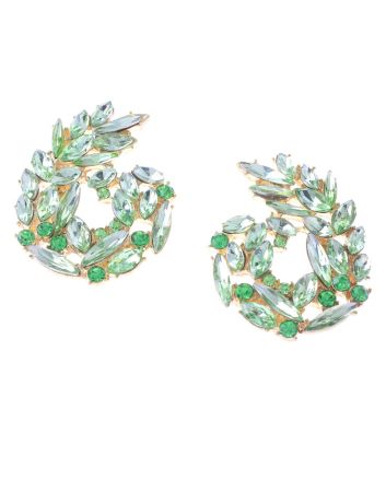 Rhinestone Post Earrings