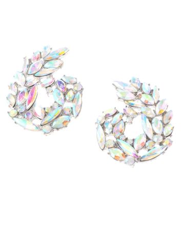 Rhinestone Post Earrings