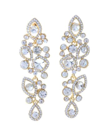 Rhinestone Post Earrings