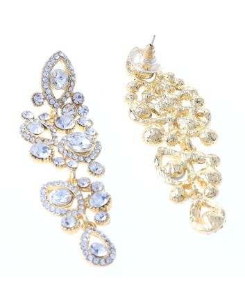 Rhinestone Post Earrings