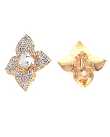 Crystal Clip-On Earrings