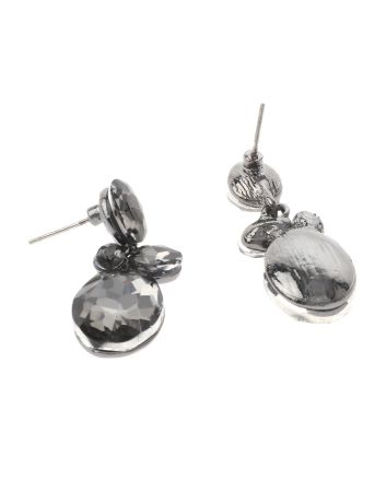 Crystal Drop Post Earrings