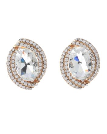 Crystal Clip-On Earrings