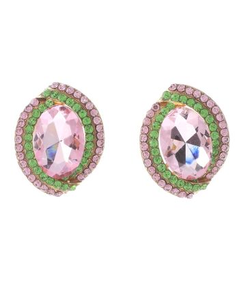 Crystal Clip-On Earrings