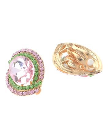 Crystal Clip-On Earrings