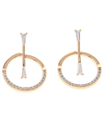 Cubic Zirconia Post Earrings