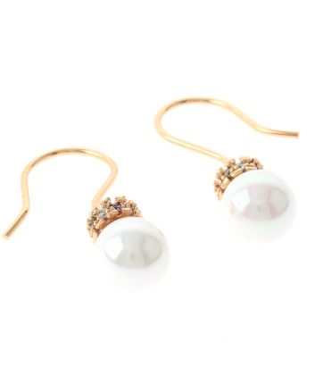 Cubic Zirconia Hook Earrings