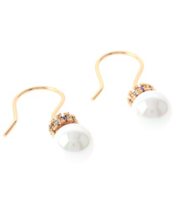 Cubic Zirconia Hook Earrings