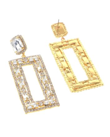 Rhinestone Post Earring