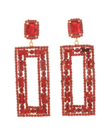 Rhinestone Post Earring