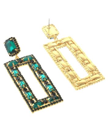 Rhinestone Post Earring