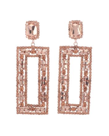 Rhinestone Post Earring