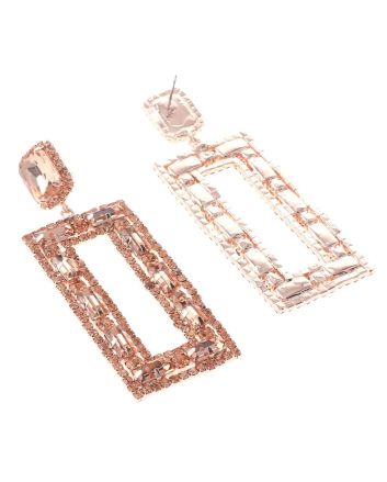 Rhinestone Post Earring