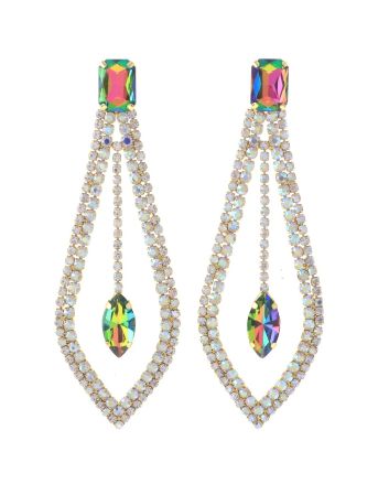 Rhinestone Post Earrings