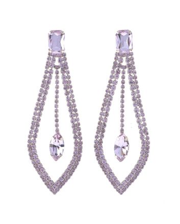 Rhinestone Post Earrings