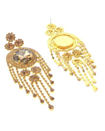 Large Chandelier Post Earrings