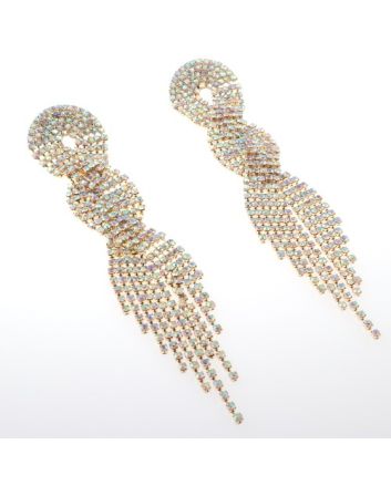 Rhinestone Post Earrings