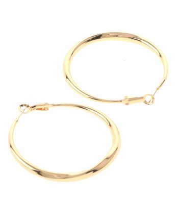 Gold Plated Hoop Earrings