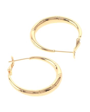 Gold Plated Hoop Earrings
