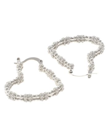 Silver Plated Hoop Earrings
