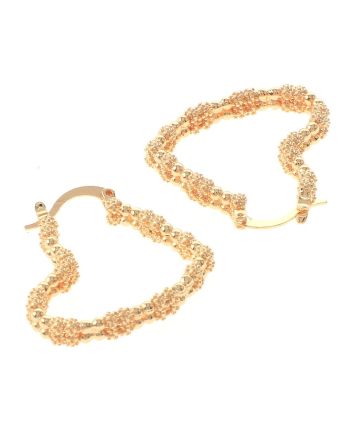 Gold Plated Hoop Earrings